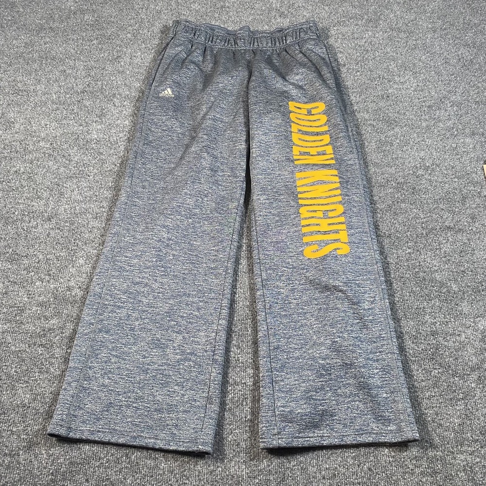 UCF Golden Knights Mens Large Adidas Climawarm Wide Leg Baggy Sweatpants